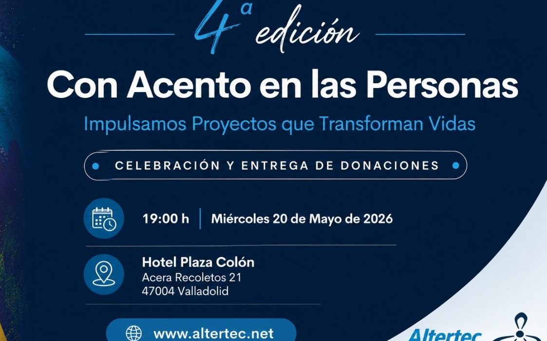 Entrega de donaciones de la IV edición de Con Acento en las Personas de Altertec a entidades solidarias