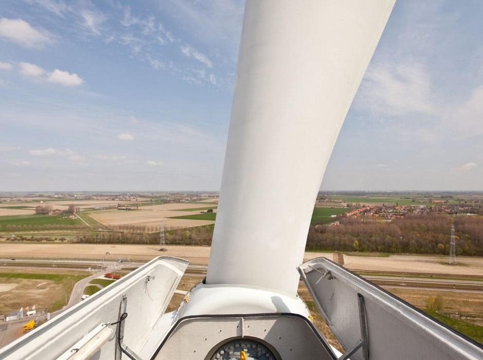 Inspección termográfica en aerogenerador para mantenimiento predictivo